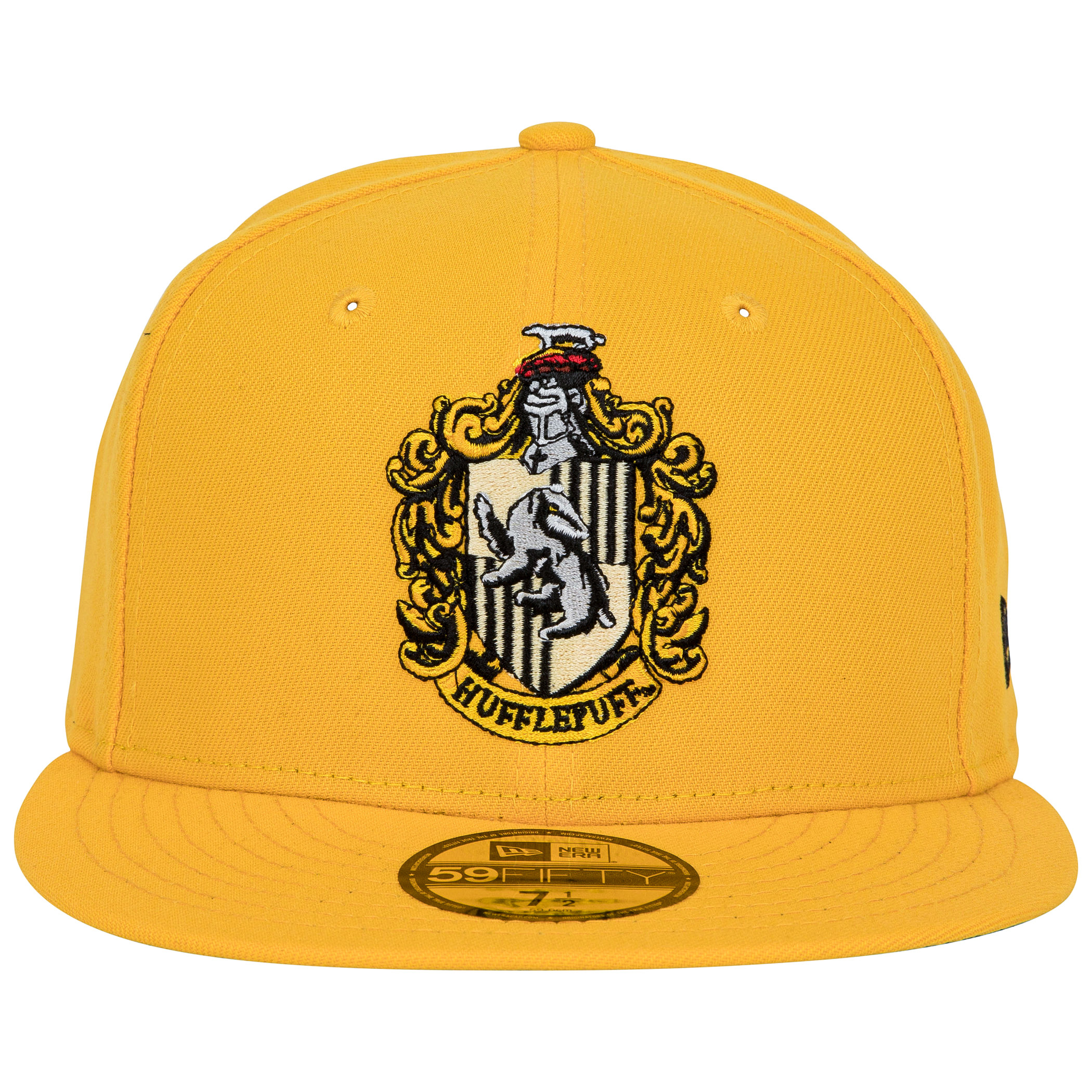 Harry Potter Hufflepuff House Crest New Era 59Fifty Fitted Hat